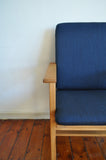 Pair of Børge Mogensen oak lounge chairs model 2257 for Fredericia Stolefabrik