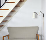 Danish Brass Swing Arm Wall Lamp, 1950s