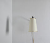 Danish Brass Swing Arm Wall Lamp, 1950s