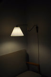 Danish Brass Swing Arm Wall Lamp, 1950s