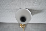 Danish Modern Brass Wall Lamp in the Style of Vilhelm Lauritzen, 1960s