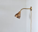 Danish Modern Brass Wall Lamp in the Style of Vilhelm Lauritzen, 1960s