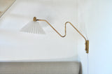 Brass Wall Lamp by Norwegian Astra in the 1950s