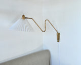 Brass Wall Lamp by Norwegian Astra in the 1950s