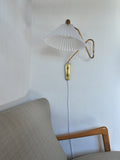 Brass Wall Lamp by Norwegian Astra in the 1950s