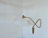 Brass Wall Lamp by Norwegian Astra in the 1950s