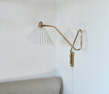 Brass Wall Lamp by Norwegian Astra in the 1950s