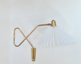 Brass Wall Lamp by Norwegian Astra in the 1950s