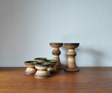 Scandinavian modern Ceramic candlesticks from Denmark