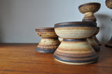 Scandinavian modern Ceramic candlesticks from Denmark