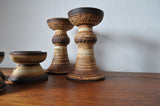 Scandinavian modern Ceramic candlesticks from Denmark