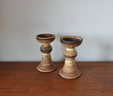 Scandinavian modern Ceramic candlesticks from Denmark