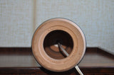 Glazed ceramic table lamp from Valholm, Denmark