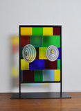 Contemporary Abstract Geometric Sculpture "Chameleon"
