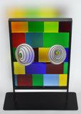 Contemporary Abstract Geometric Sculpture "Chameleon"