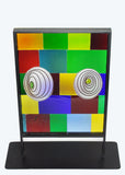 Contemporary Abstract Geometric Sculpture "Chameleon"