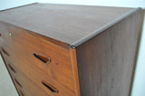 Danish Cabinetmaker Chest of Drawers in teak, 1960s