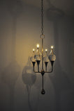 Clear Drops oil lamp candelabra by Freddie Andersen, Denmark