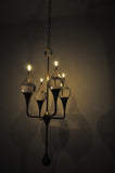 Clear Drops oil lamp candelabra by Freddie Andersen, Denmark