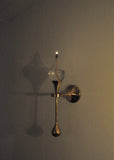 Clear Drops oil wall lamps by Freddie Andersen, Denmark