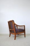 Antique 19th Century Danish Walnut Bergère Chair