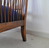 Antique 19th Century Danish Walnut Bergère Chair