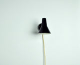 Scandinavian Modern Danish wall lamp with adjustable brass arm