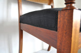 Elegant classic Danish Empire Armchair in mahogany with inlays