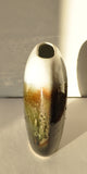 Danish multicoloured ceramic vase with glossy glazing