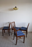 Set of 4 Danish dining chairs in the style of Jacob Kjær, 1940s