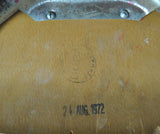 Danish dining chair by Duba, Teak and chromed steel