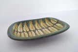 Scandinavian Modern Ceramic Dish by Dybdahl Keramik, Denmark 1960s
