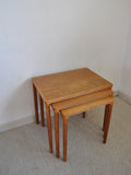 Danish Modern Nesting Tables by EW Bach, Denmark 1960s
