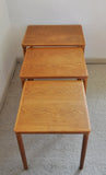 Danish Modern Nesting Tables by EW Bach, Denmark 1960s