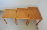 Danish Modern Nesting Tables by EW Bach, Denmark 1960s