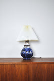 Glazed ceramic handmade Danish Mid-Century Modern Table Lamp