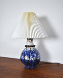 Glazed ceramic handmade Danish Mid-Century Modern Table Lamp