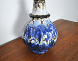 Glazed ceramic handmade Danish Mid-Century Modern Table Lamp