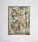 Abstract contemporary Danish painting by Mette Birckner
