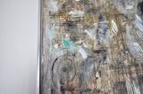 Abstract contemporary Danish painting by Mette Birckner