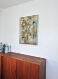 Abstract contemporary Danish painting by Mette Birckner