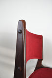 Set of Two Scandinavian Modern Dining Chairs in Solid Teak by Erik Buch