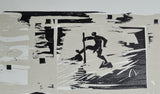 Woodcut by Erik Hagens, Denmark 1984