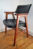 Danish modern teak armchair by Erik Kirkegaard from the 50s
