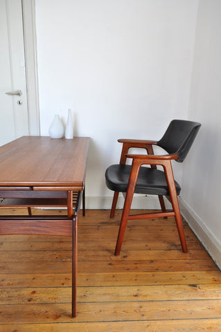 Danish modern teak armchair by Erik Kirkegaard from the 50s