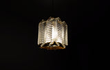 Swedish Crystal Ceiling Light designed by Wiktor Berndt for Flygsfors