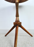 Danish Side Table in Solid Mahogany by Cabinetmaker Frits Henningsen