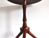 Danish Side Table in Solid Mahogany by Cabinetmaker Frits Henningsen