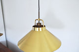 Patinated Brass Pendant by Frits Schlegel for Lyfa, Denmark