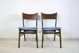 Danish Modern Dining Chair Stained in an Emerald Color, 1960s